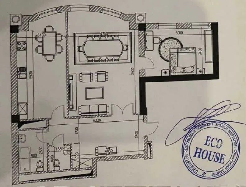 -Премиум новостройка на ул.Нукус ЖК Glinka. 93.5м2