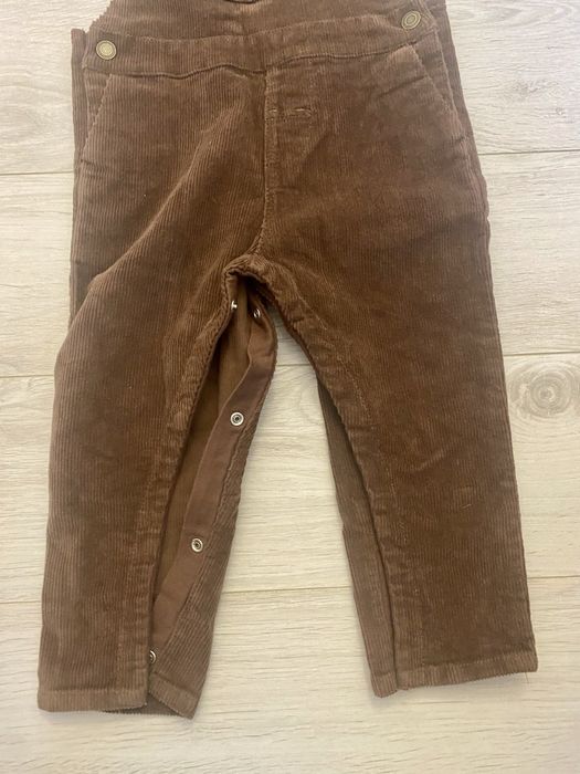 Salopeta noua raiat catifelat marimea 98