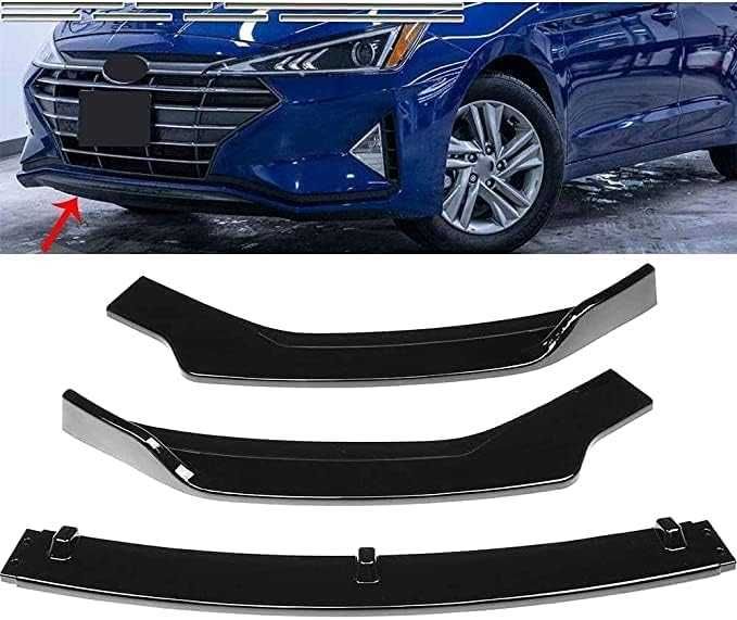 Сплиттер переднего бампера Hyundai Elantra AD6 2018г-2020г