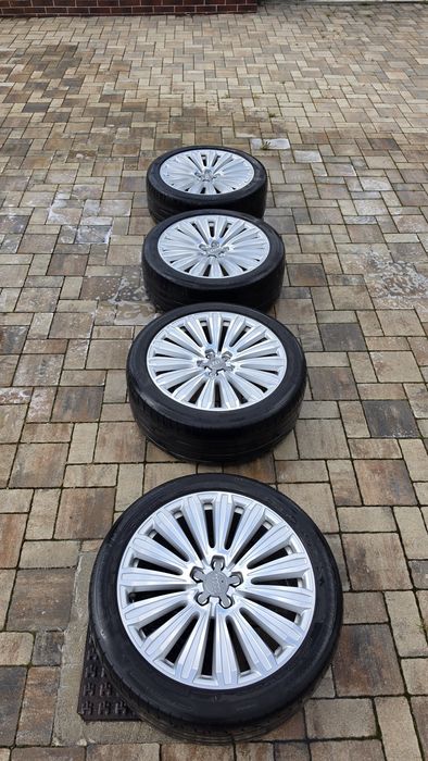 Jante originale Audi A8 S8 R20 + anvelope Michelin Pilot Sport 4S