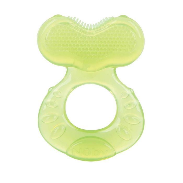 Nuby набор прорезывателей 3в1, силикон, 3м+, BPA Free