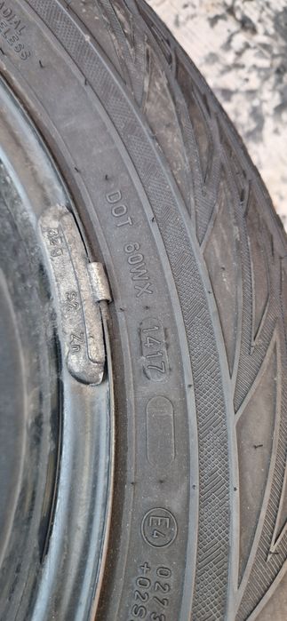 Set 4 Anvelope Nokian 215 65 R17 cu jante 5 x 112  R17. M+S