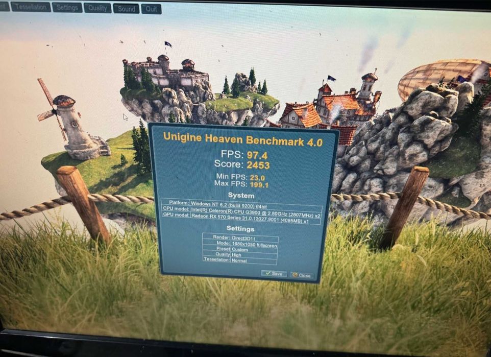 Unitate calculator pc gaming/office i5 7400, 16gb ram, RX570 8gbDDR5