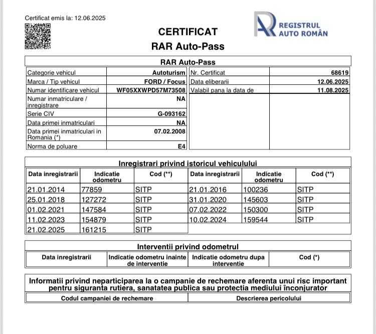 Ford Focus, stare foarte bună