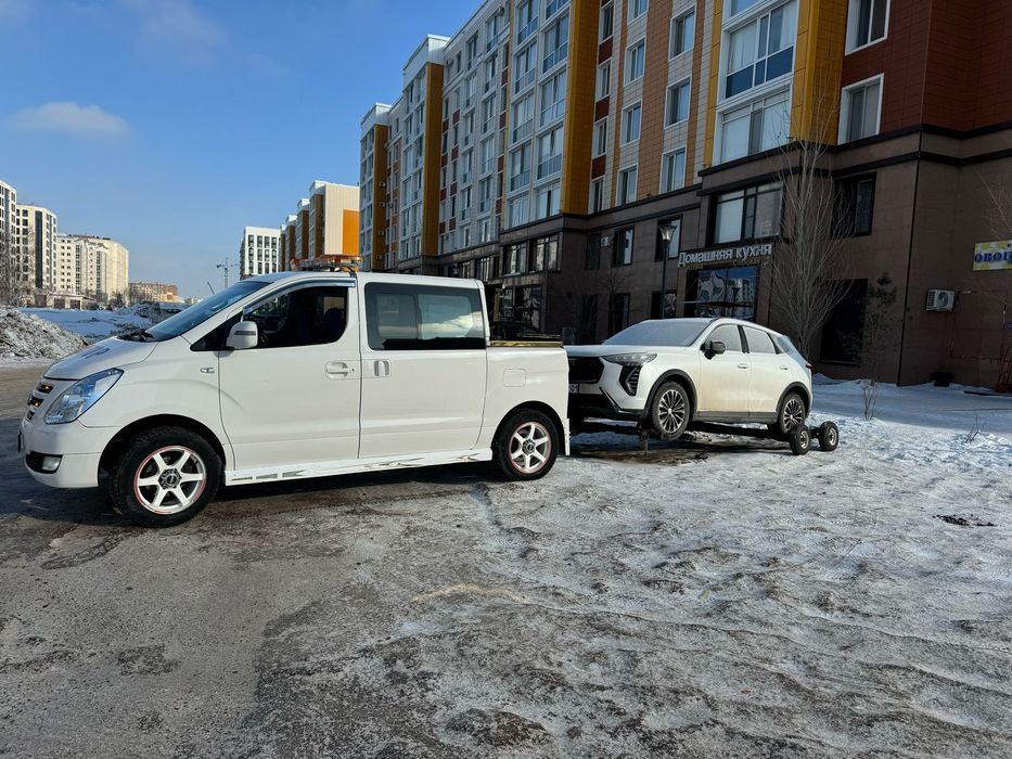 Эвакуатор с краном для блокированных авто