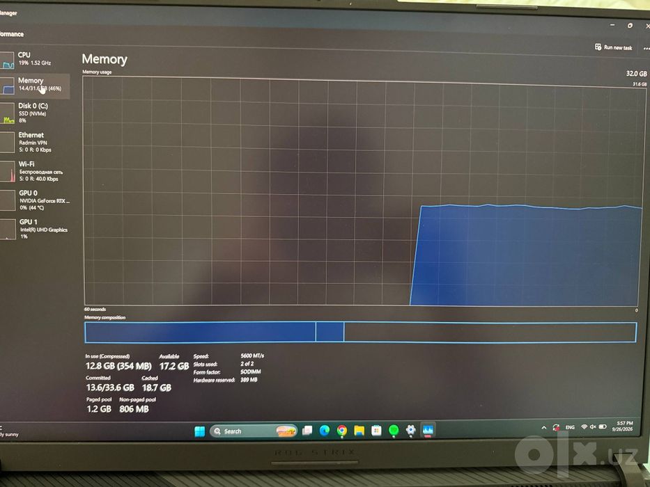 Игровой ноутбук Asus ROG Strix 18" RTX 4060 I9