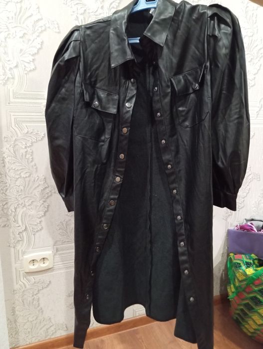 Продам платья эко кожа размер 46