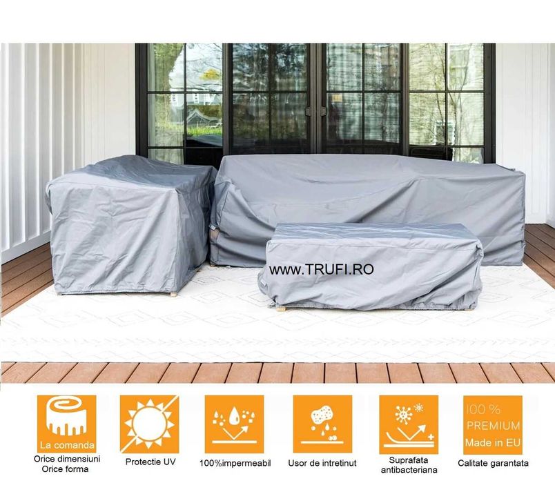 Husa protectie exterior impermeabila Trufi Silver , orice dimensiuni