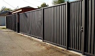 Забор Ворота из профнастила