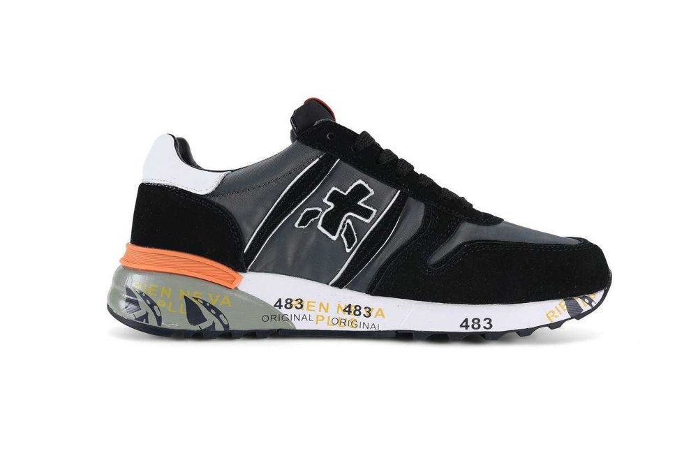 Нови мъжки обувки Premiata black orange grey налични 42,43
