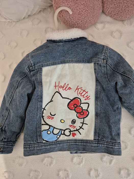 Дънково яке на Hello Kitty