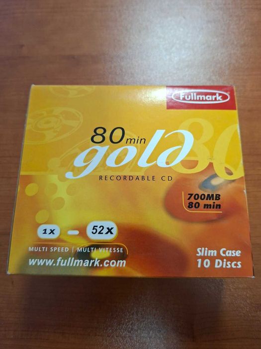 CD-RW Fullmark – презаписваеми компактдискове, 6€/кутия от 10 диска