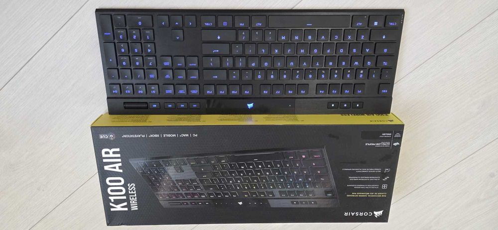 Tastatura mecanica Corsair K100 AIR, wireless, gaming