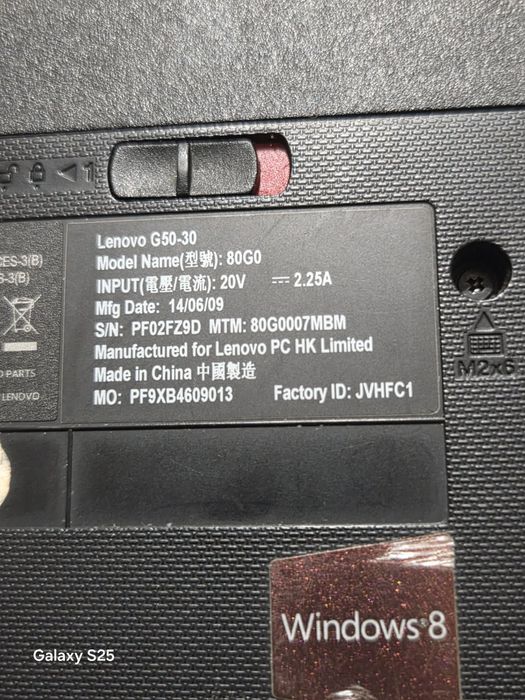 lenovo g50-30 80g0 на части