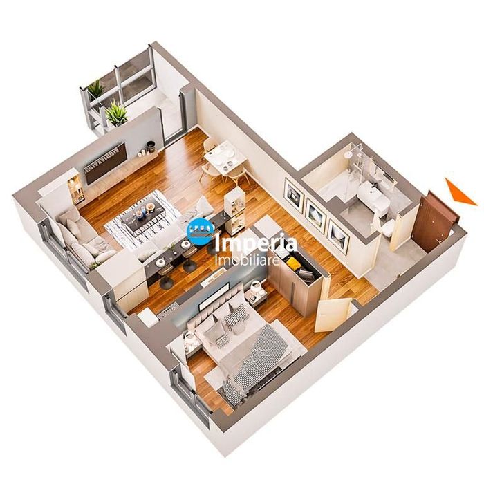 Apartamente Noi, 2 camere, COMAT TOWERS zona Dacia -Pacurari