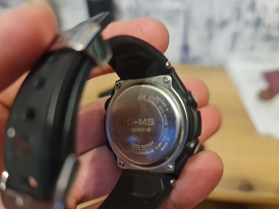 Луксозен дамски златен часовник Casio Baby-G G-MS (Модул 5551) – Топ състояние!