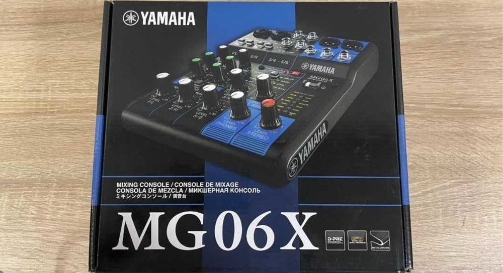 Ямаха мг06 микшерный пульт