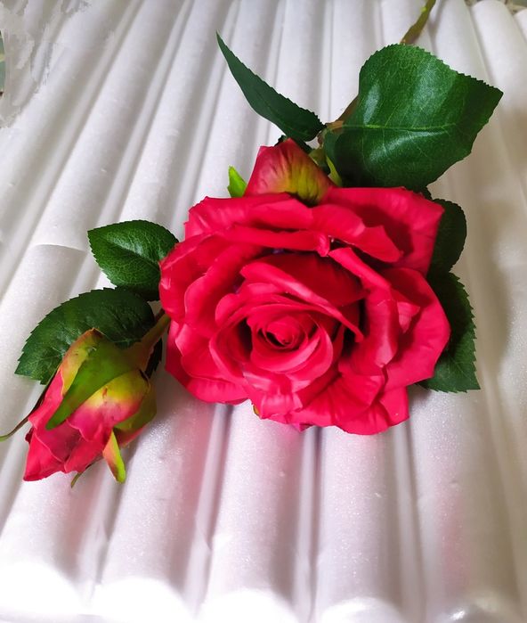 Роза искусственная 45см