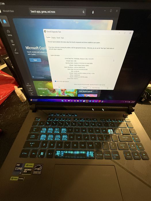 Laptop Asus G16 I9 placa video 4070