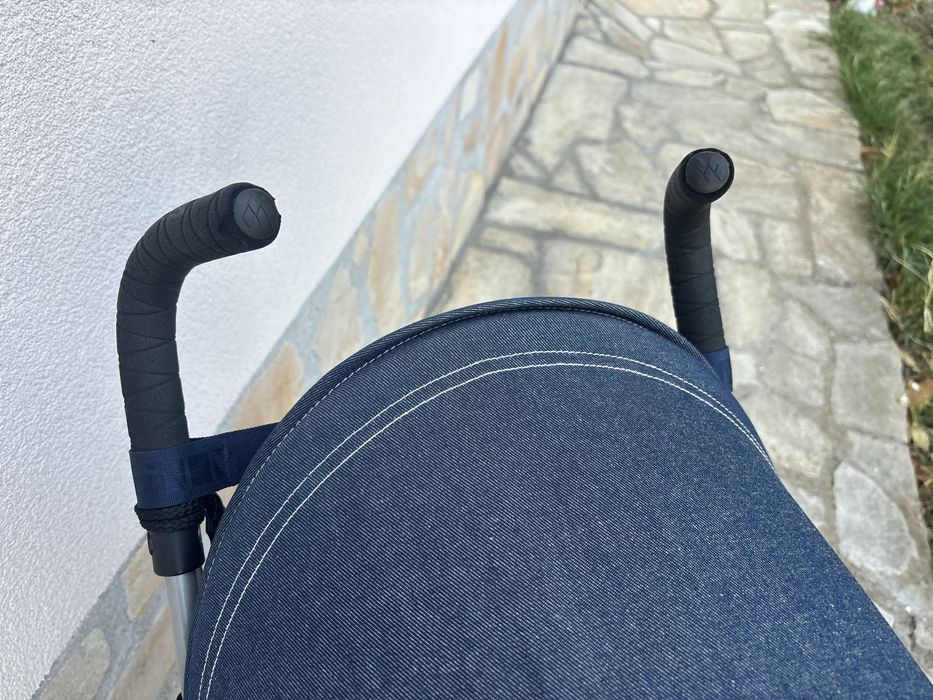 Количка Maclaren Quest denim +дъждобран и зимно чувалче