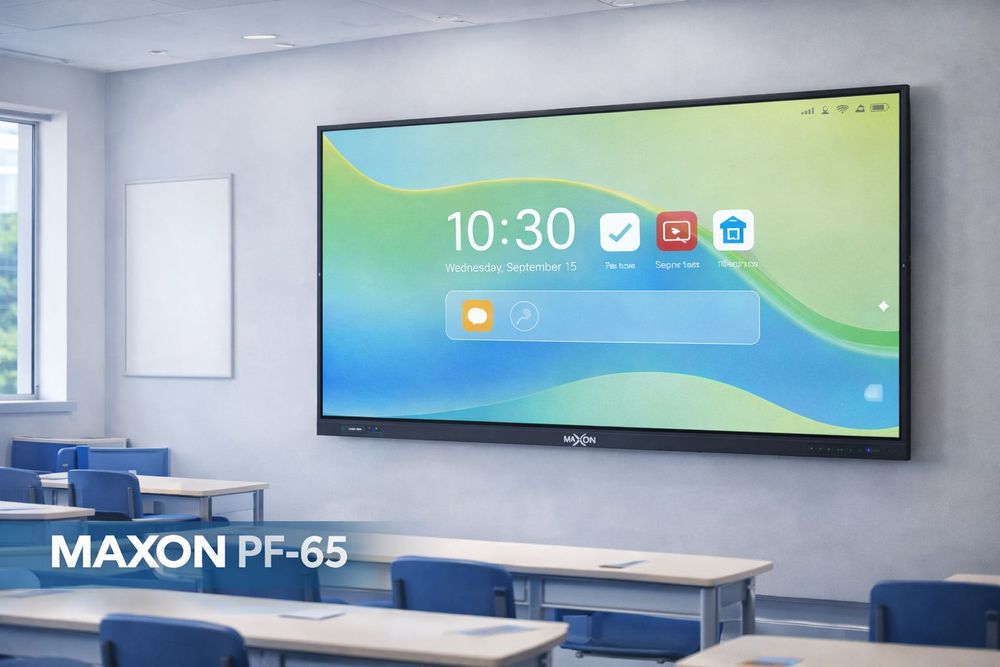 Интерактивная панель/доска MAXON PF-65 (8/128Gb) 4K