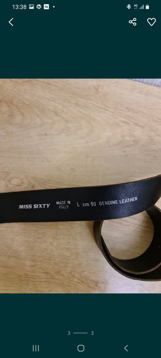 Продам ремень кожаный Miss Sixty