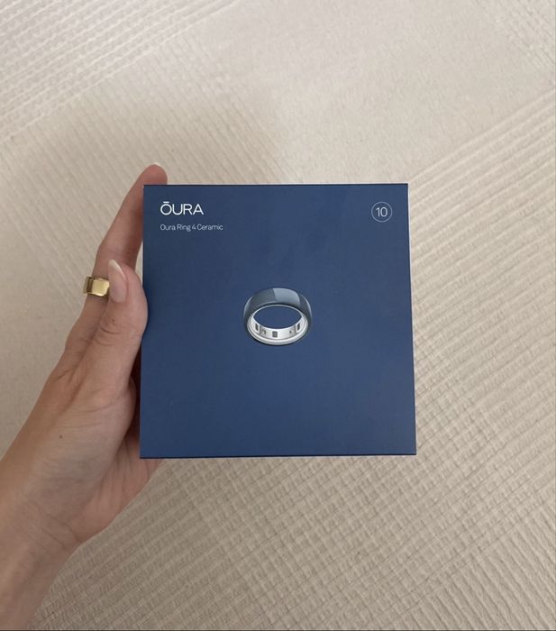 Oura Ring 4 Ceramic Midnight Size 10 умное кольцо