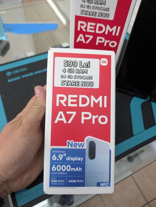 Redmi A7 Pro, 4/64 GB, Sigilat, Garanție