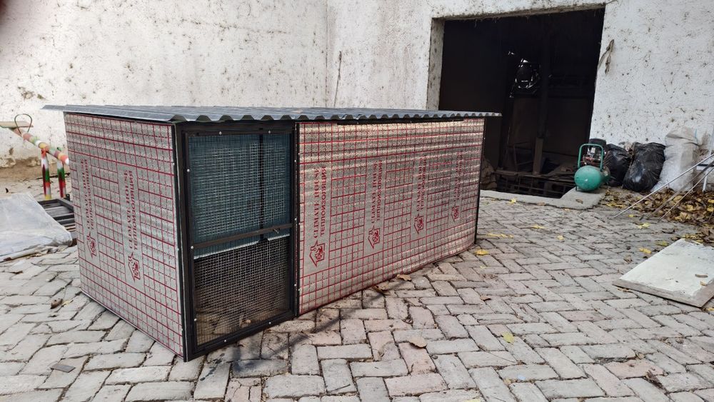 Разборный курятник. Yigʻiladigan Tovuqxona