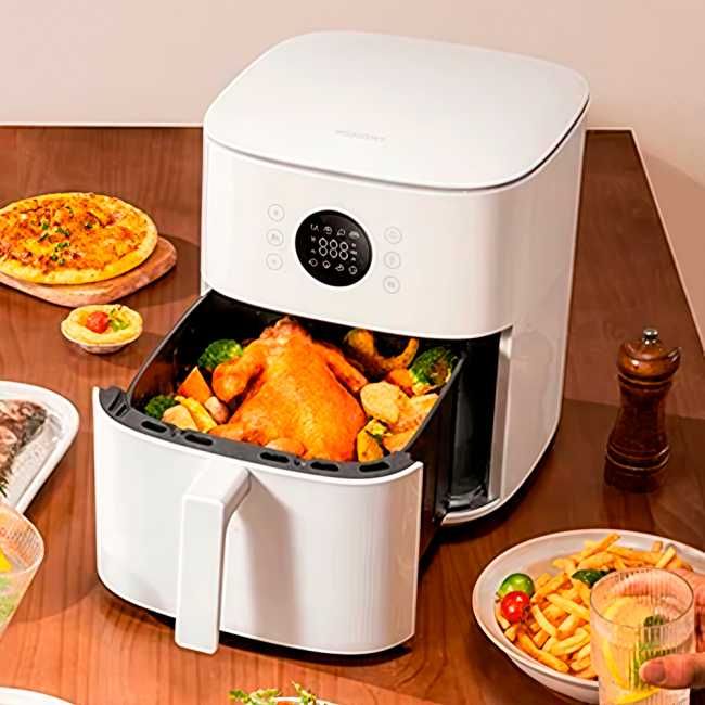 Аэрогриль Фритюрница Xiaomi Fryer 6,5L Global с Функцией Удаления Жир