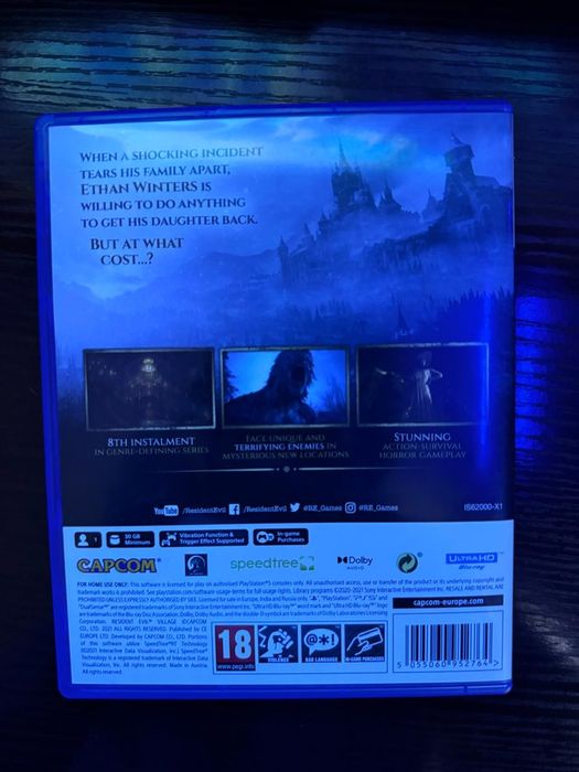 Диск на PS5 Resident evil village