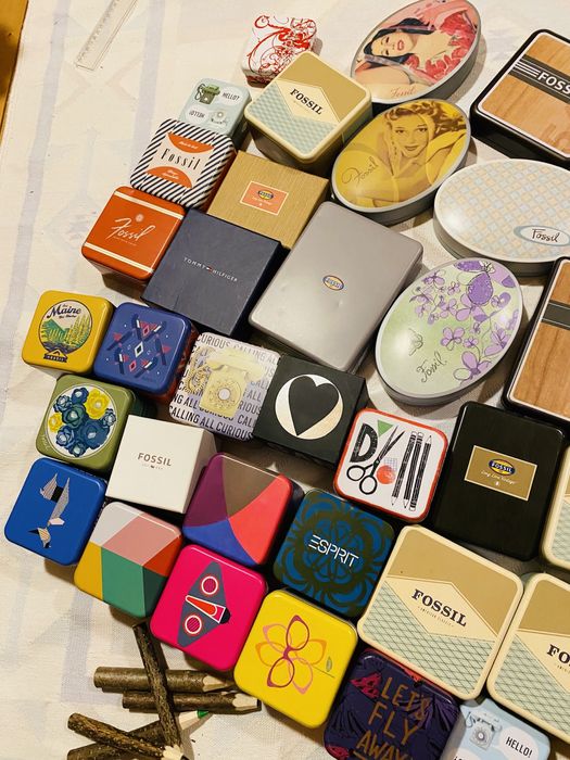 Colectie cutii Fossil originale