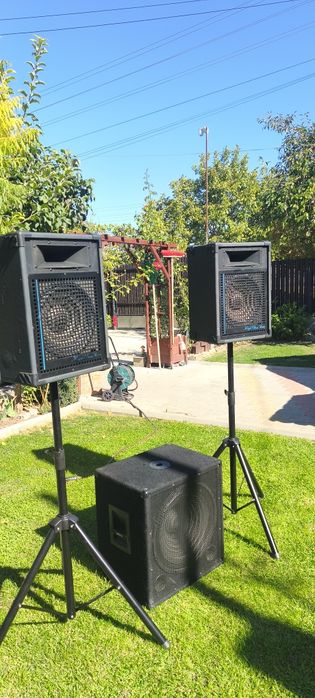 Boxe ,bass activ+ boxe pasive