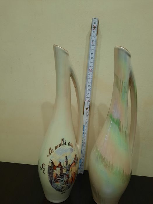 Servicii vintage cafea/tuica 6/11 pers pictate manual