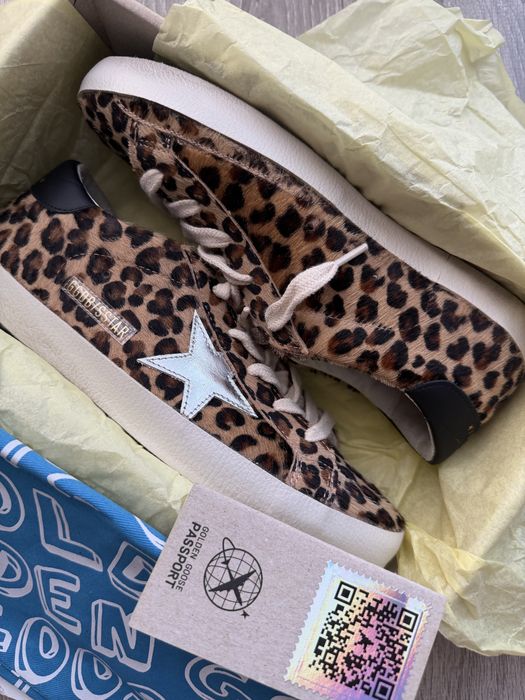 Golden Goose Super Star Animal Print Leopard