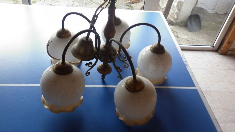 Атрактивен месингов абажур