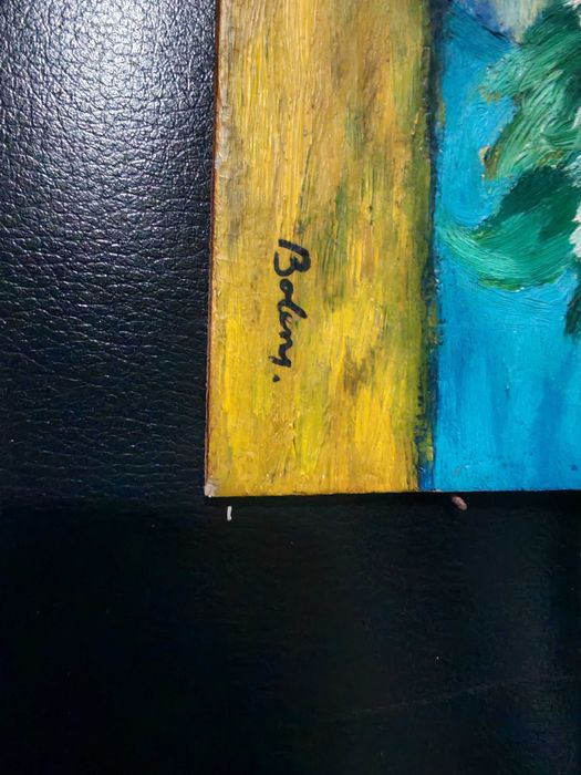 Tablou Ernest Bolens (1881 - 1959), pictat in ulei pe carton