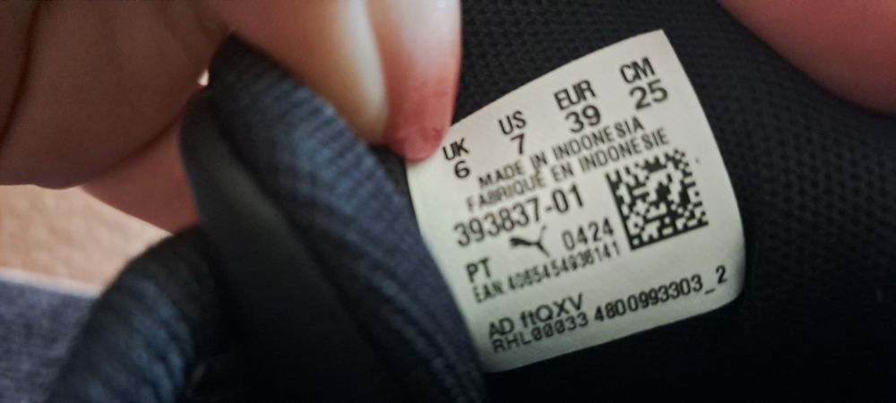 Маратонки пума 39