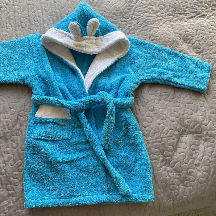 НОВ бебешки халат 92-98 размер