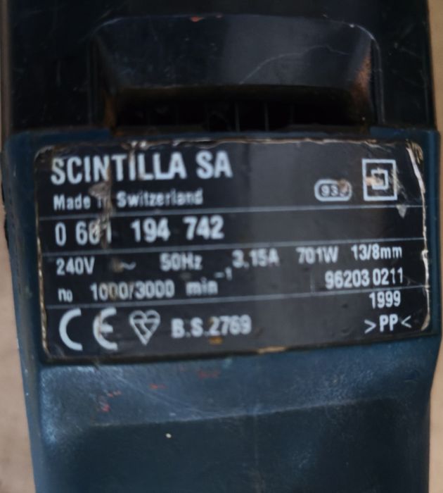Bormașină electrică profesională, Bosch GSB 20-2RE, 701W