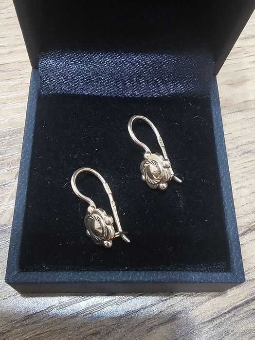 Золотые серьги СССР, 585 проба