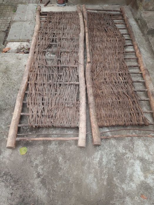 Плетени кошници.Части за Стара каруца.