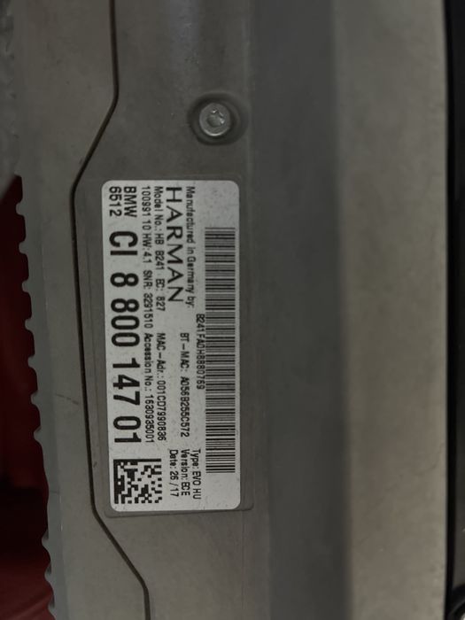 Navigatie nbt evo BMW F30 F31 F32 F33 F34 F36 cod 8800147