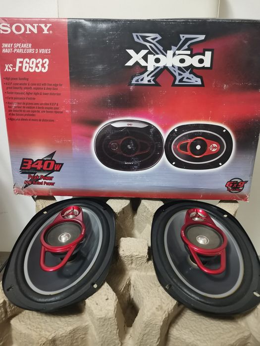 Sistem Audio Auto Sony Xplod: Player CDX-GT929U + Boxe Ovale 340W