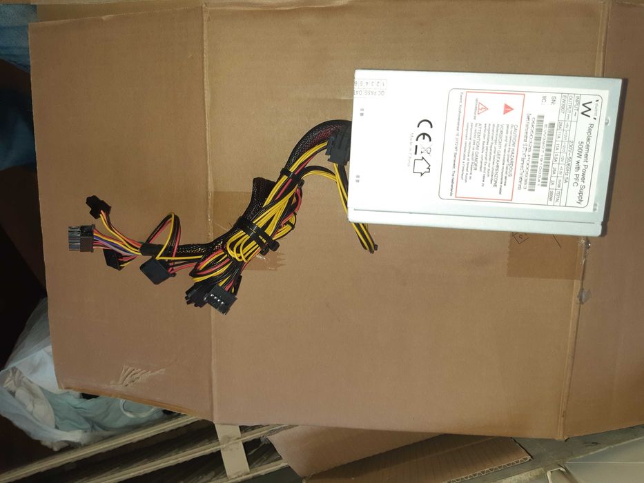 500w 24 пина Захранване за Настолен Компютър  Ewent PSU-500W