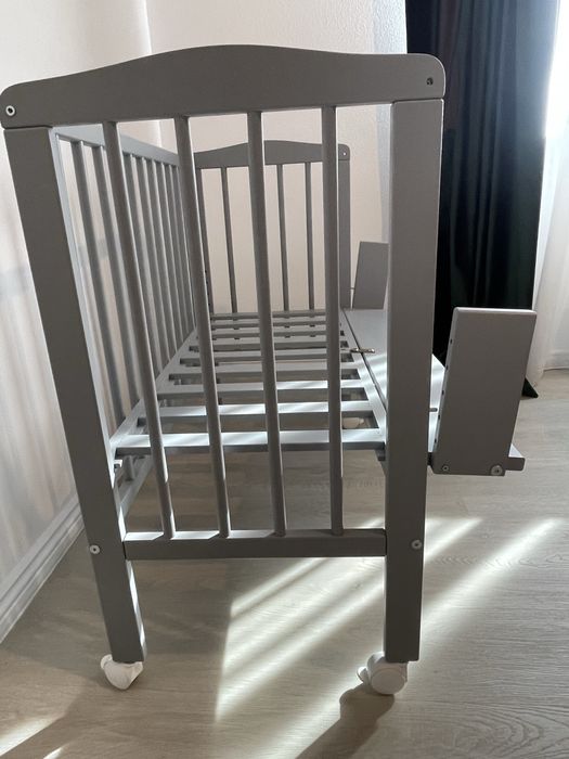 Patut copii Waldin 90x55 gri