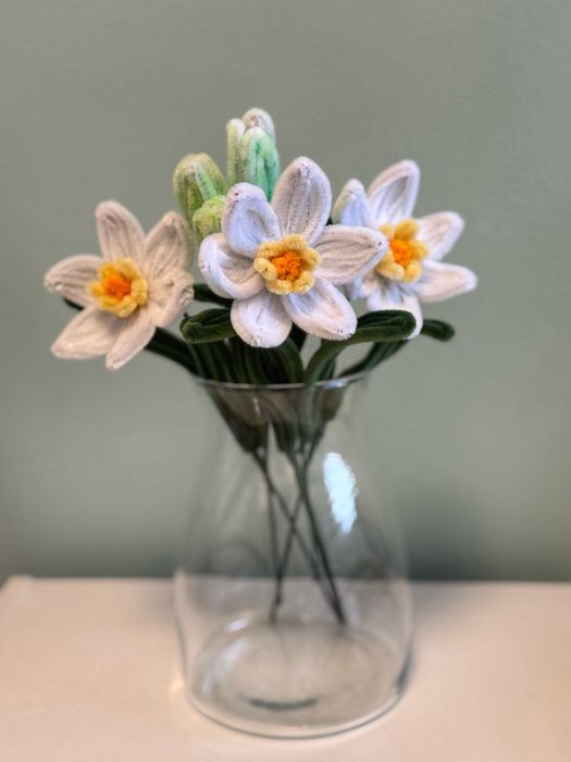 Цветя от пухена тел