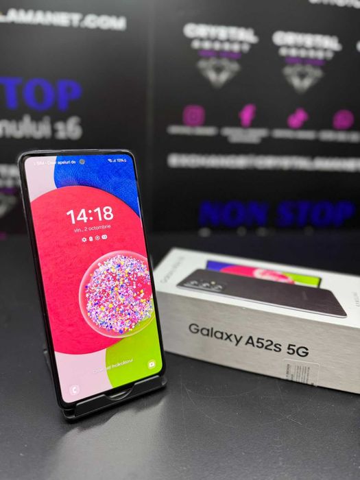 Samsung Galaxy A52s 5G Awesome Black, 6GB RAM, Stocare 128GB