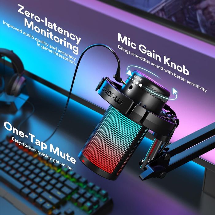 Микрофон для стриминга, игр, звонков.
