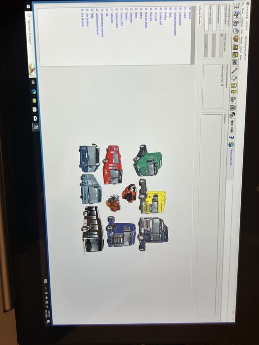 Kit diagnoza truck : tabletă (softuri Multi Scania + Delphi 2014/2021)+interfață Delphi cu o placa